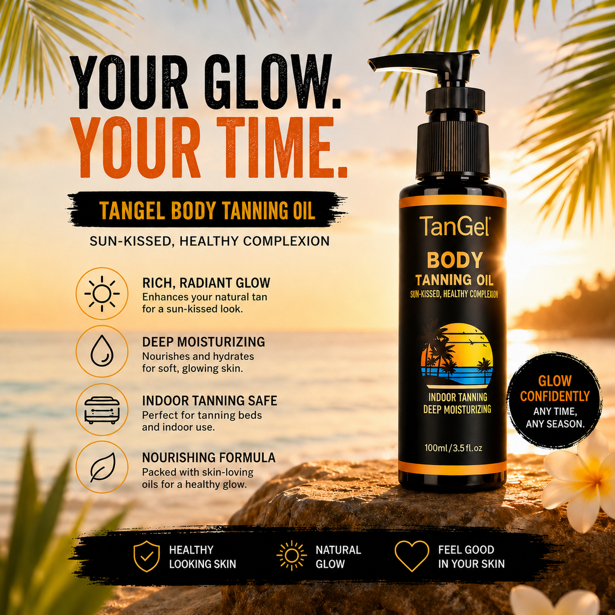 TanGel | Body Tanning Oil | 100ml